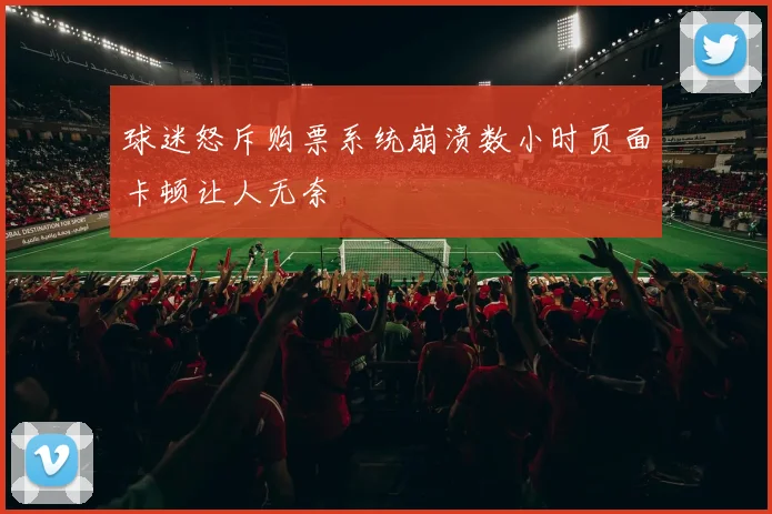 球迷怒斥购票系统崩溃数小时页面卡顿让人无奈